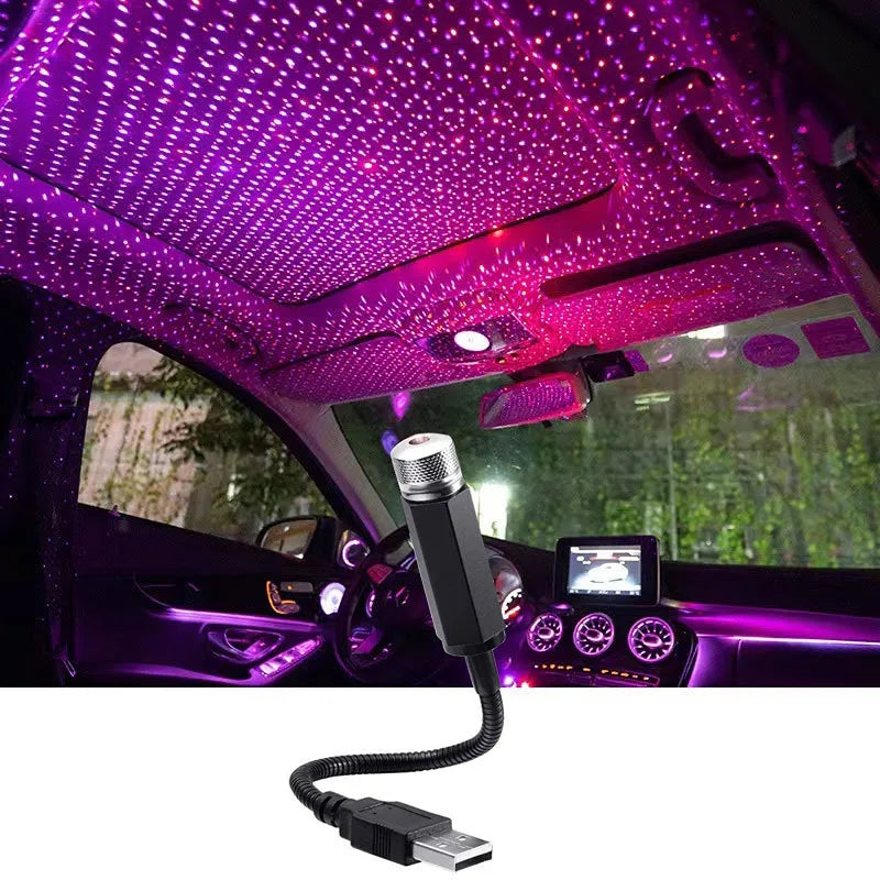 Car Roof Star Night Light Projector