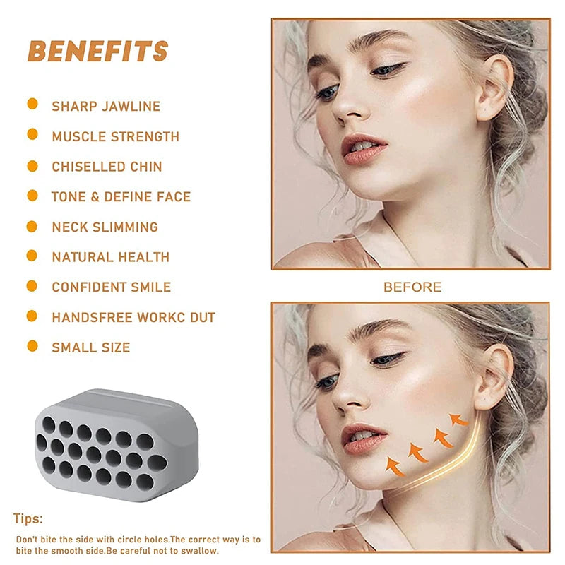 Silicone Jaw Exerciser &amp; Facial Toner