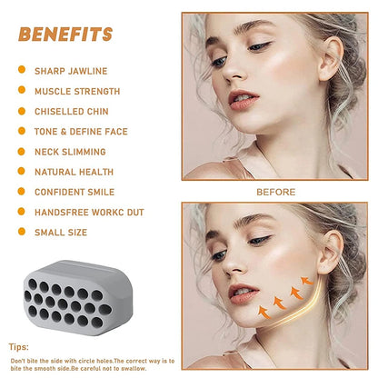 Silicone Jaw Exerciser &amp; Facial Toner