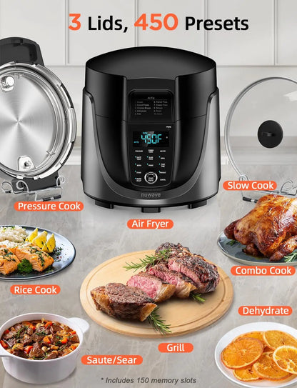 Electric Pressure Cooker &amp; Air Fryer Combo